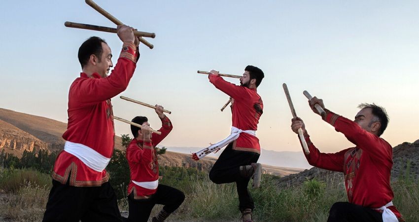 گروه رقص چوب محلی 